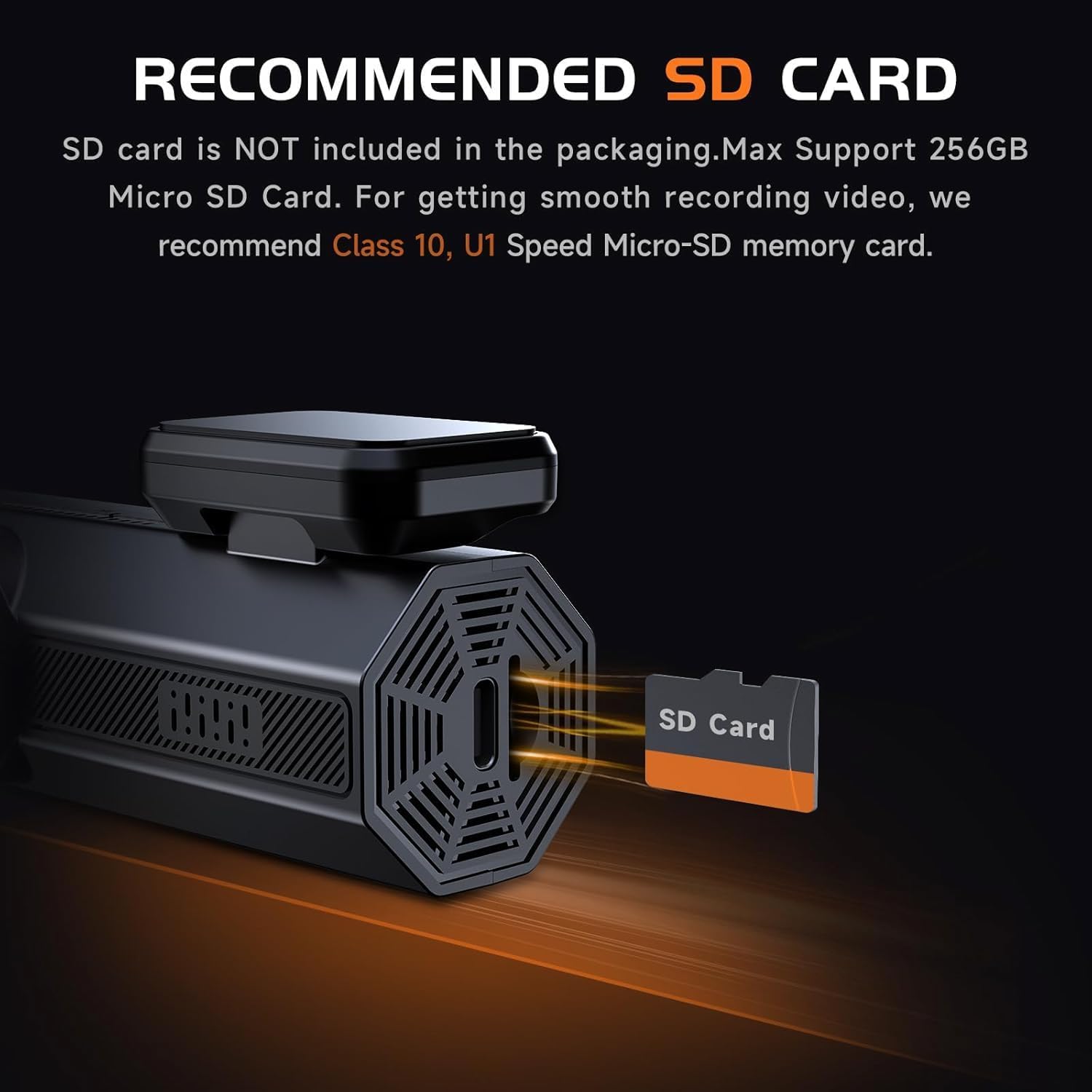 Dash Cam Front, VEEMENT Mini Dash Cam for Cars, 1440P Car Camera with APP, 1.47" Display Dashcam, WiFi Dash Cam with WDR Night Vision, 24 Hours Parking Monitor Dashcams, 170°Wide, G-Sensor - Image 7