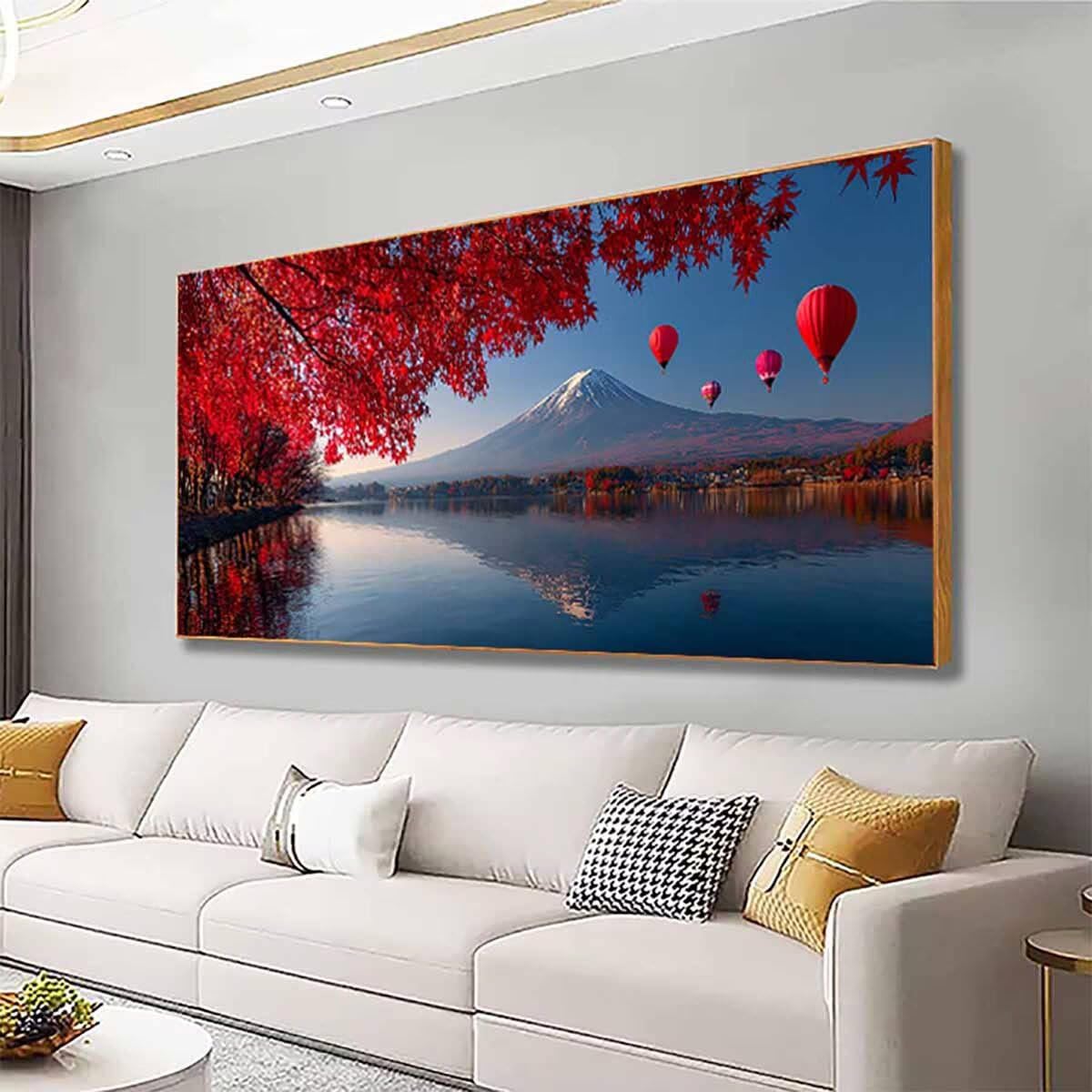 Mount Fuji diamentowe zestawy artystyczne dla dorosłych, do malowania diamentami, drzewo, kryształ, sztuka, zestawy dla dorosłych, dzieci, DIY, 5D, kwadratowe, pełne wiercenie, klejnot, kropki, haft