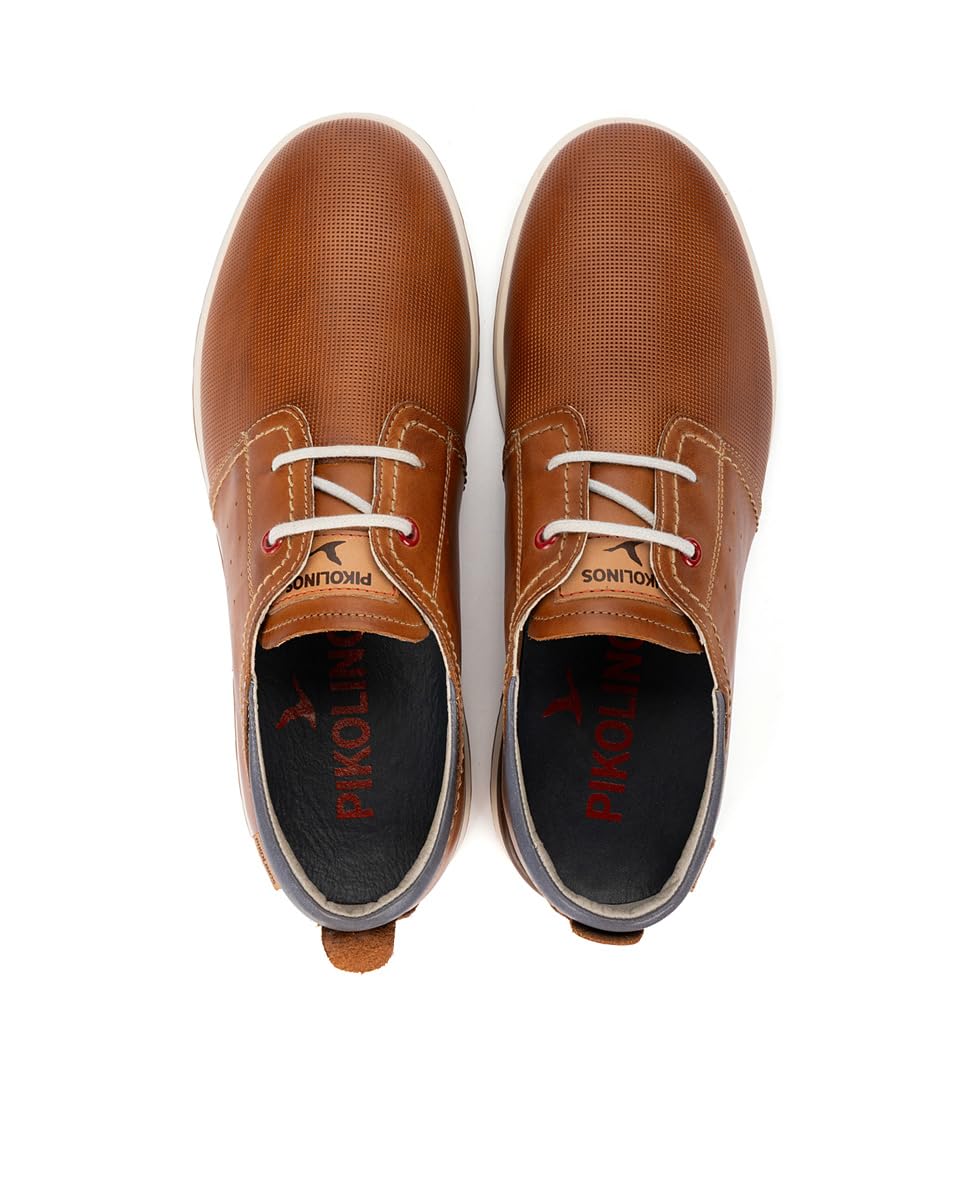 Pikolinos Saler Zapatos Cordones Hombre | en Cuero | Plantilla Extraíble