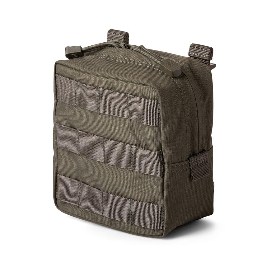5.11Tactical Molle Pouch, 6" x 6" Storage Accessory for Bags, Backpacks & Duffels, Style 58713ABR