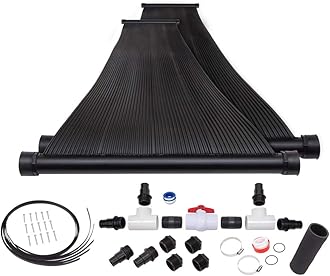 SunQuest 2-2'X12' Solar Swimming Pool Heater with Couplers-Max-Flow (2-2ft x 12ft with roof kit and Diverter)