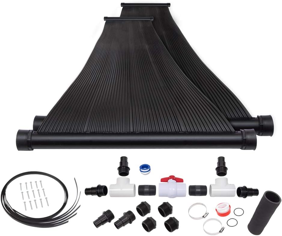 SUNSOLAR 22'X10' SunQuest Solar Pool Heater with Diverter and Roof/Rack Mounting Kit