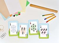 Vista 21 de Divertidos temas de personajes jugando a las cartas (4 mazos)