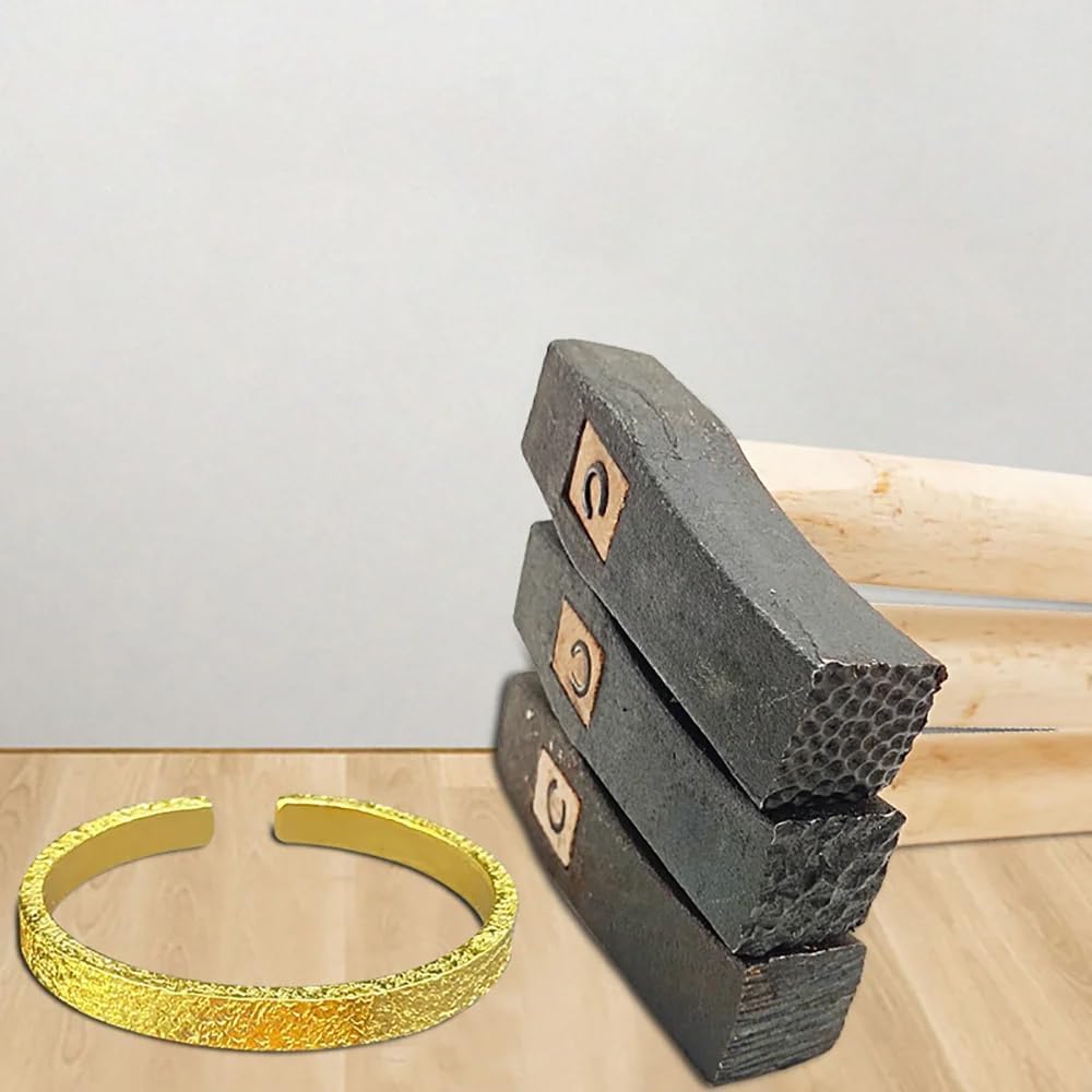12PCS Gold and Silver Jewellery Texture Hammer Processing Hammering Engraving Texture Hammering Gold Tools