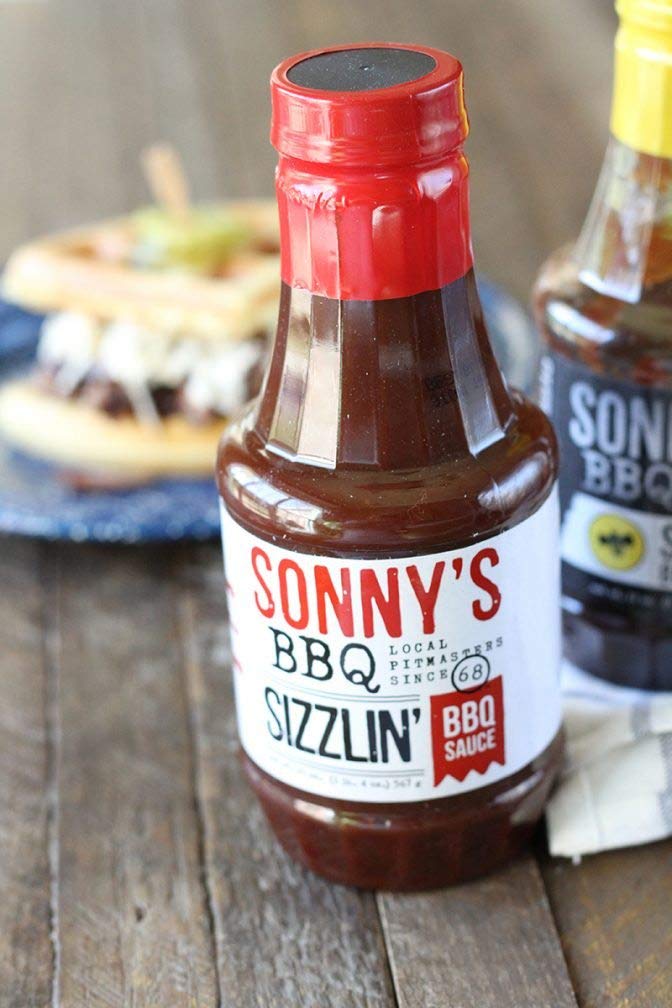Sonnys Sizzlin BBQ Sauce 20 Oz Bottle