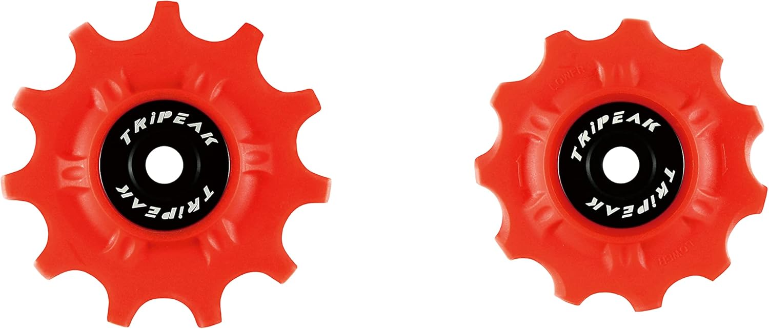 11T SRAM/Shimano Ceramic Hybrid Bearing Jockey Wheel Pulley Set for SRAM 10/11Speed Road/MTB, Shimano 10/11 Speed Road/MTB Cyclocross Gravel Rear Derailleur