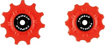 11T SRAM/Shimano Ceramic Hybrid Bearing Jockey Wheel Pulley Set for SRAM 10/11Speed Road/MTB, Shimano 10/11 Speed Road/MTB Cyclocross Gravel Rear Derailleur