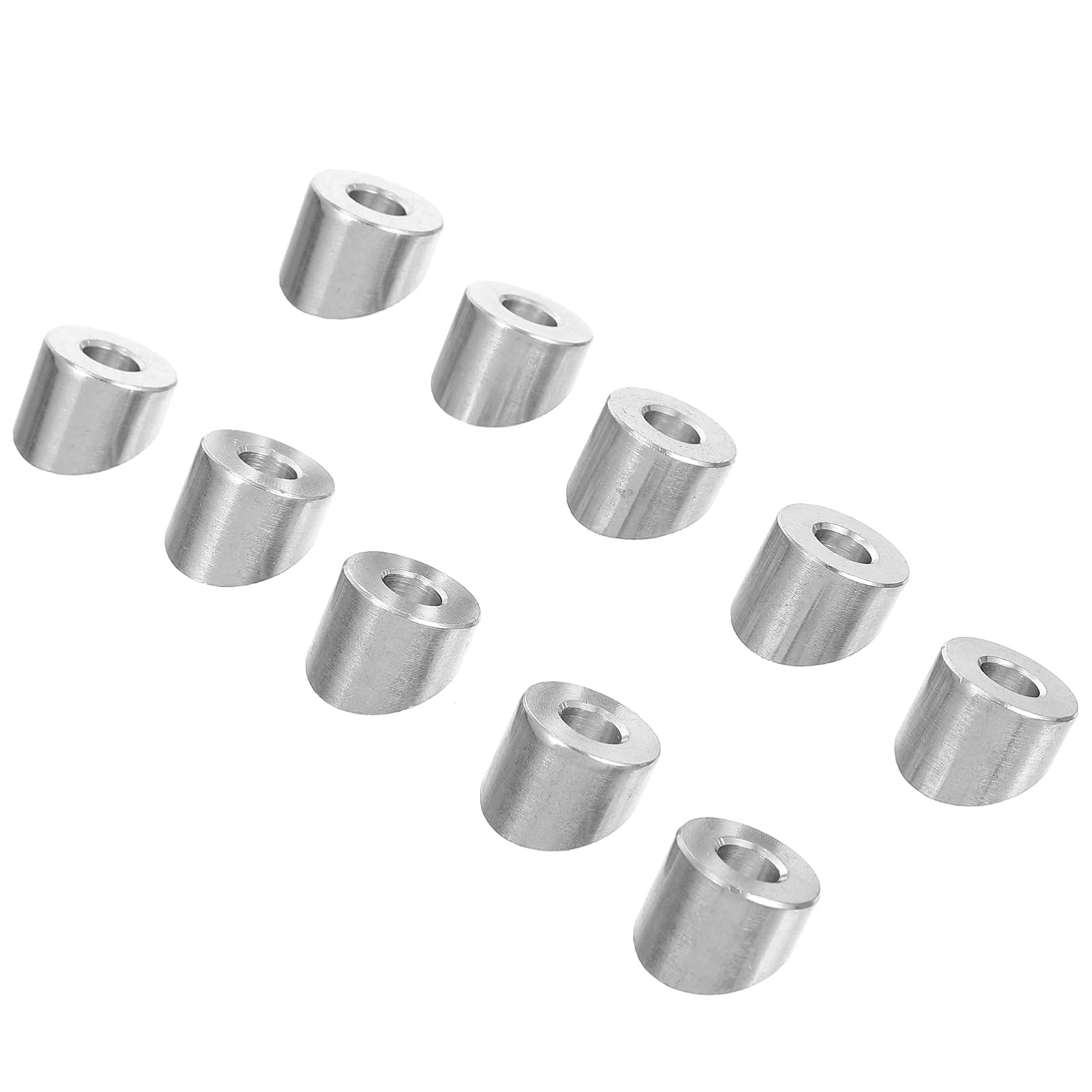 STOBAZA 10pcs 30 Grade Stainless Steel Angle Beveled Washers for Deck Railing Cable Applications High Tensile Strength for Indoor Outdoor DIY Projects