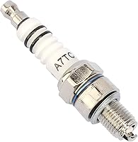 Vista 7 de Bujía A7TC para GY6 50cc 70cc 90cc 110cc 125cc 150cc ATV Pit Dirt Pocket Racing Bike Moped Go Kart Quad 4 Wheeler Buggy TaoTao Buyang Roketa Sunl