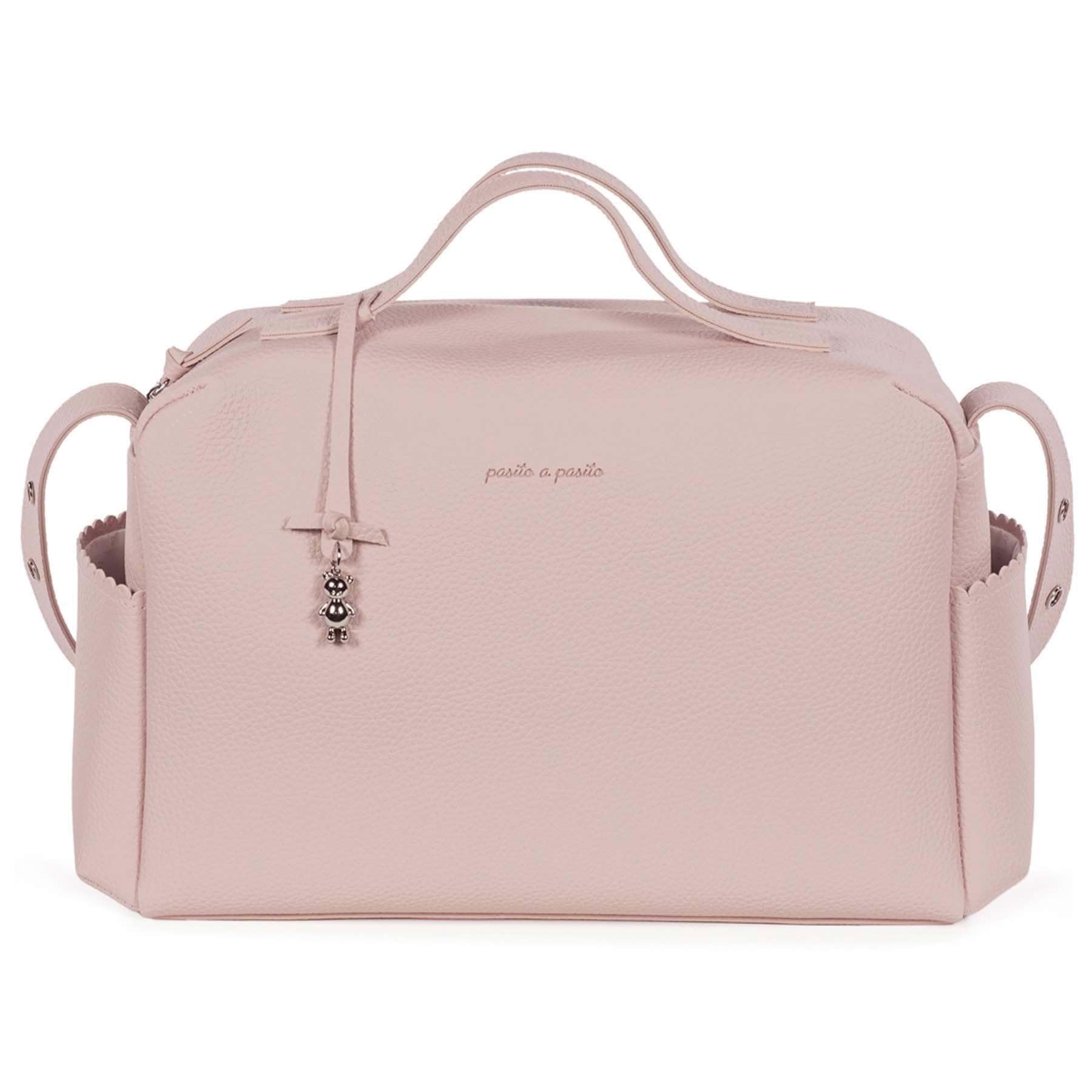 Pasito a Pasito Bolsa de pañales Icon, Rosa O Beige O Gris O Caramelo, M