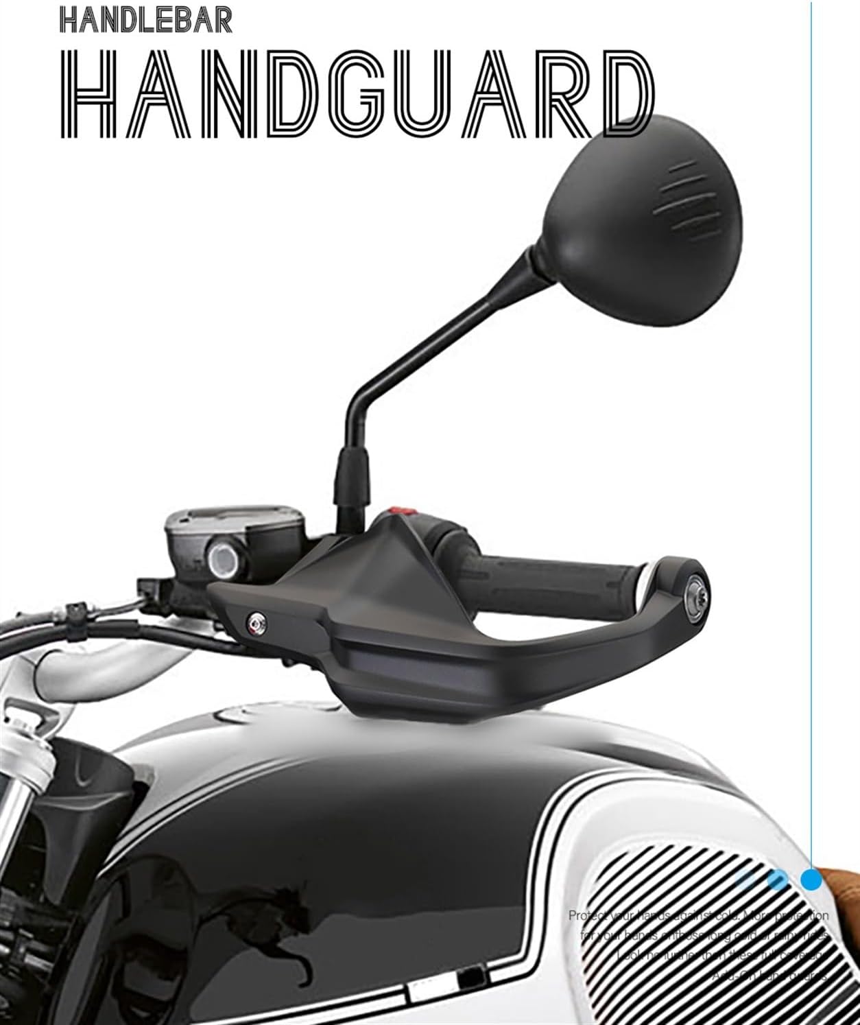 オートバイハンドガードシールド に適合するBMW R NineT 純粋な 2017