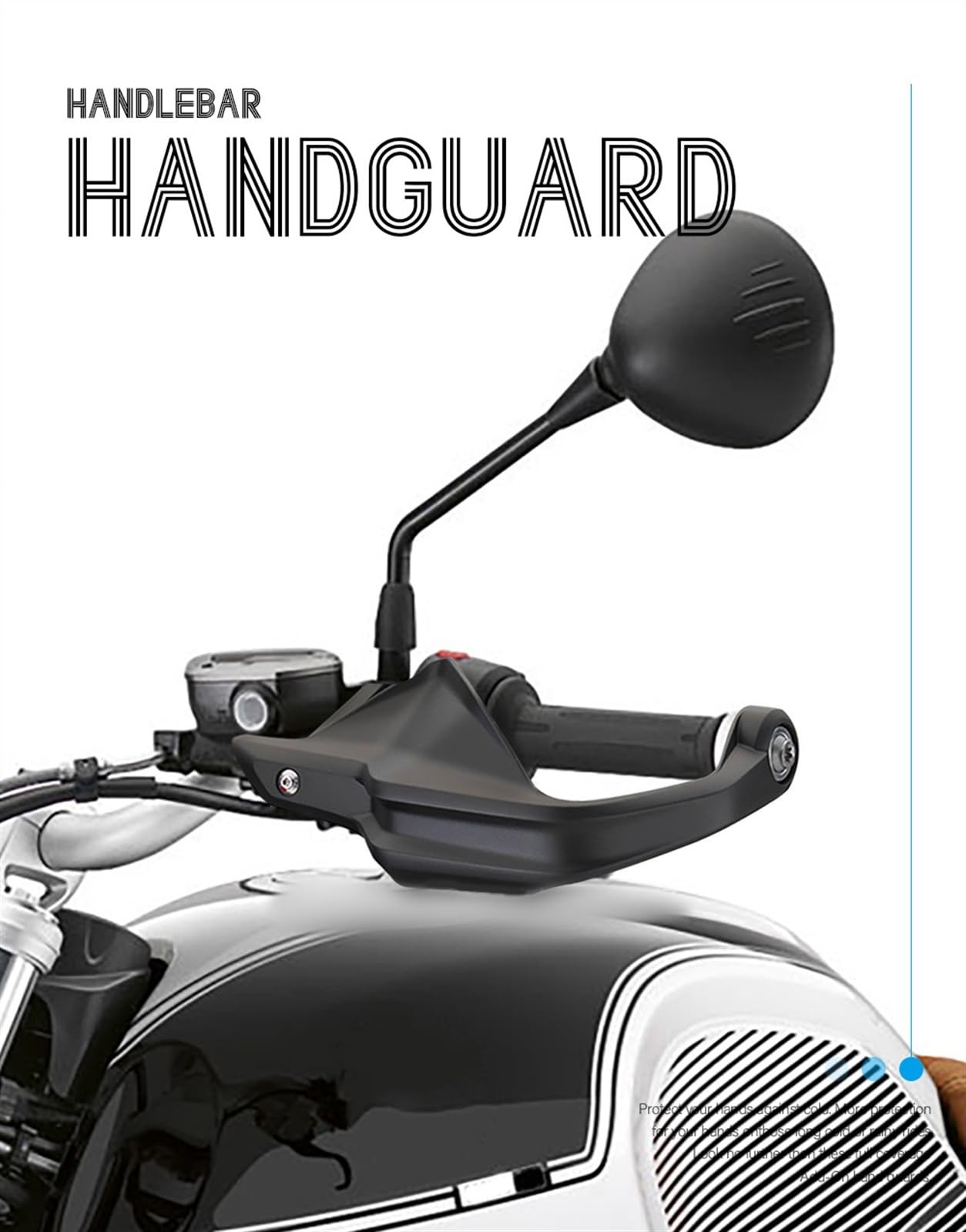 Amazon.co.jp: オートバイハンドガードシールド に適合するR NineT