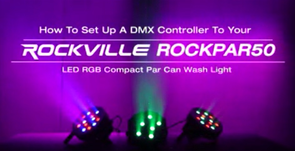 Amazon.com: Rockville RockPAR50 24W LED RGB Par Can Wash Light