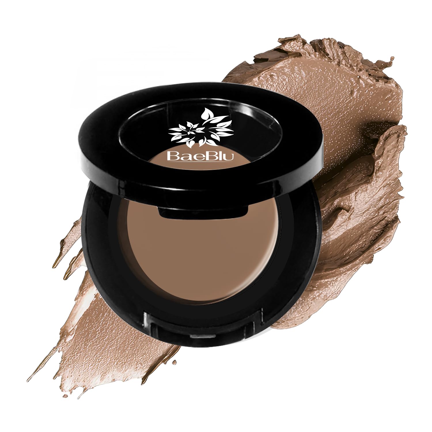 Organic Tinted Eyebrow Pomade, Medium - Water & Smudge-Proof Sculpting Eyebrow Wax for Shaping, Defining & Filling - Long-Lasting 18-Hour Hold -