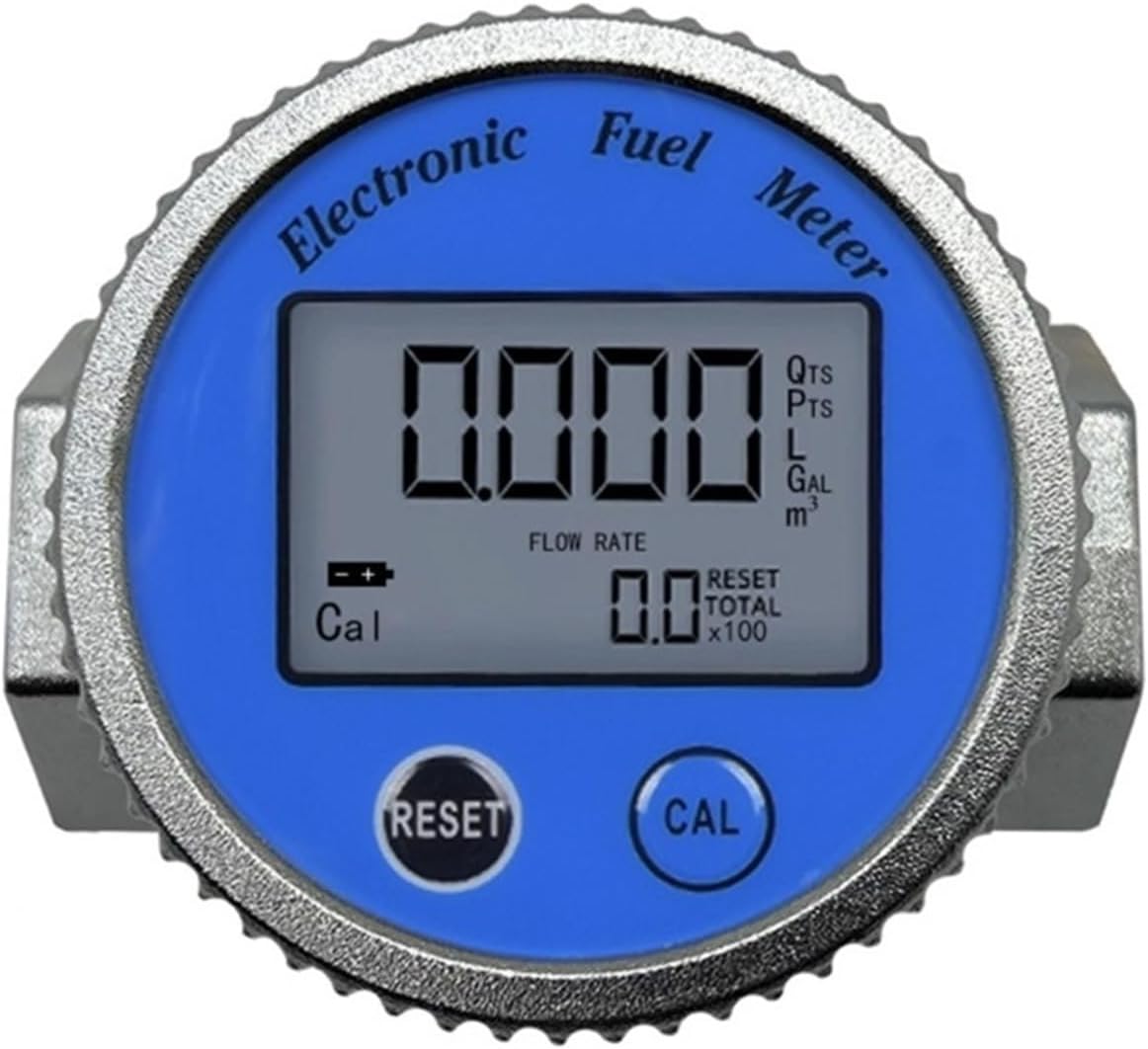 Water Meter High Accuracy Turbines Flow Meter Waterproof Liquid Water Meter Flowmeter 2 Size(6 points)