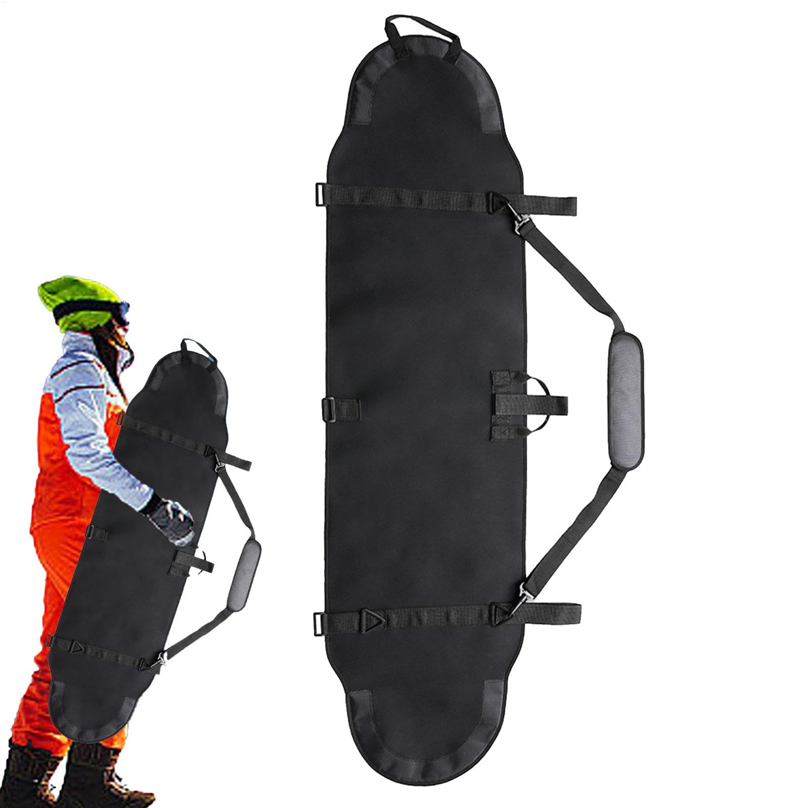 Borsa da viaggio per snowboard da viaggio, impermeabile, rinforzata, imbottita, per snowboard, resistente ai graffi, per sport invernali