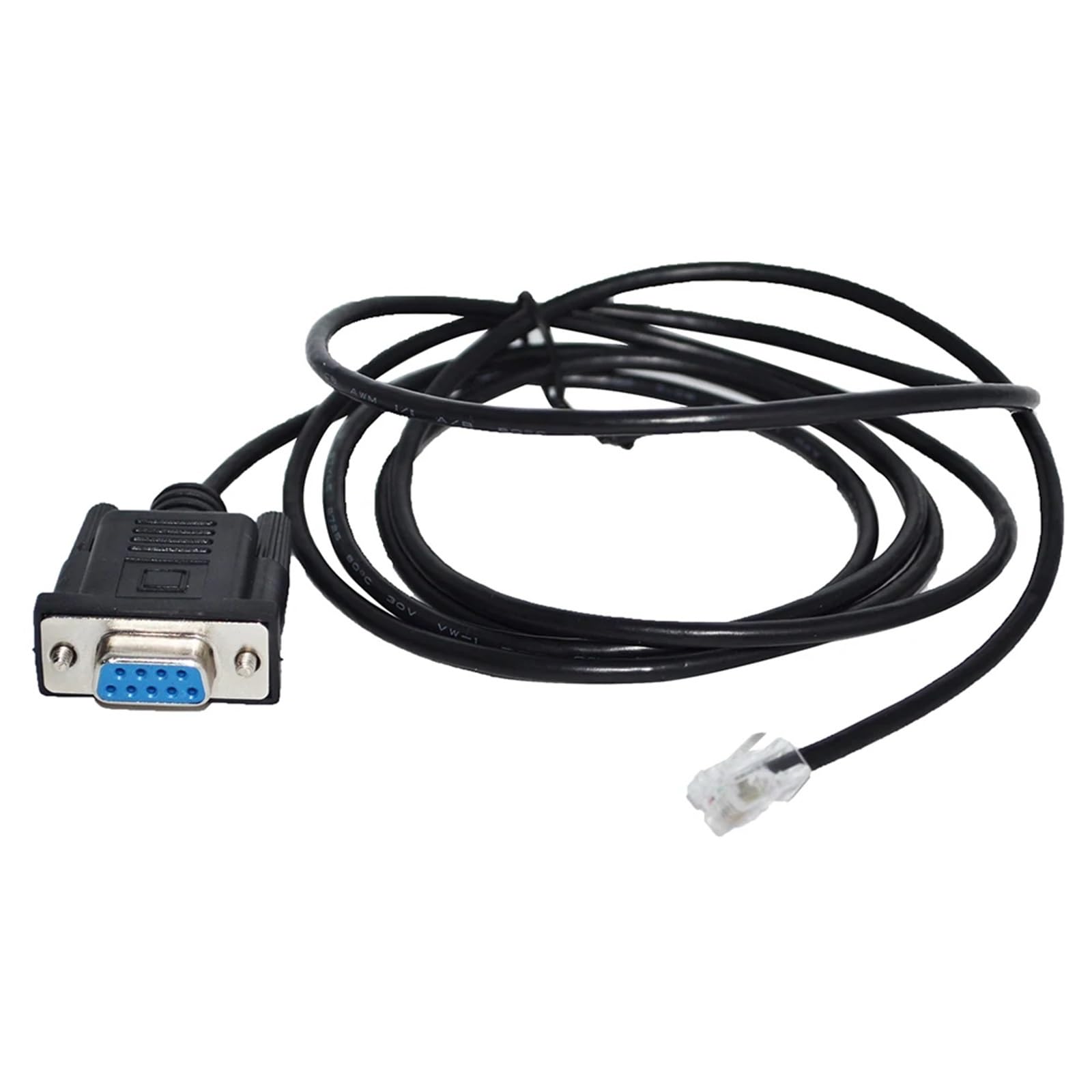 DB9 D-SUB9PIN RS232 to RJ11 RJ12 6P4C Converter PLC Programming Cable for KV Series PLC to PC Communication KABLE(5m)