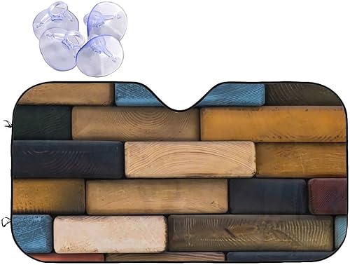 Bloques de madera de arte y ciencia de colores protectores de visera para el sol, bloques de rayos UV que se mantienen frescos para la mayoría de