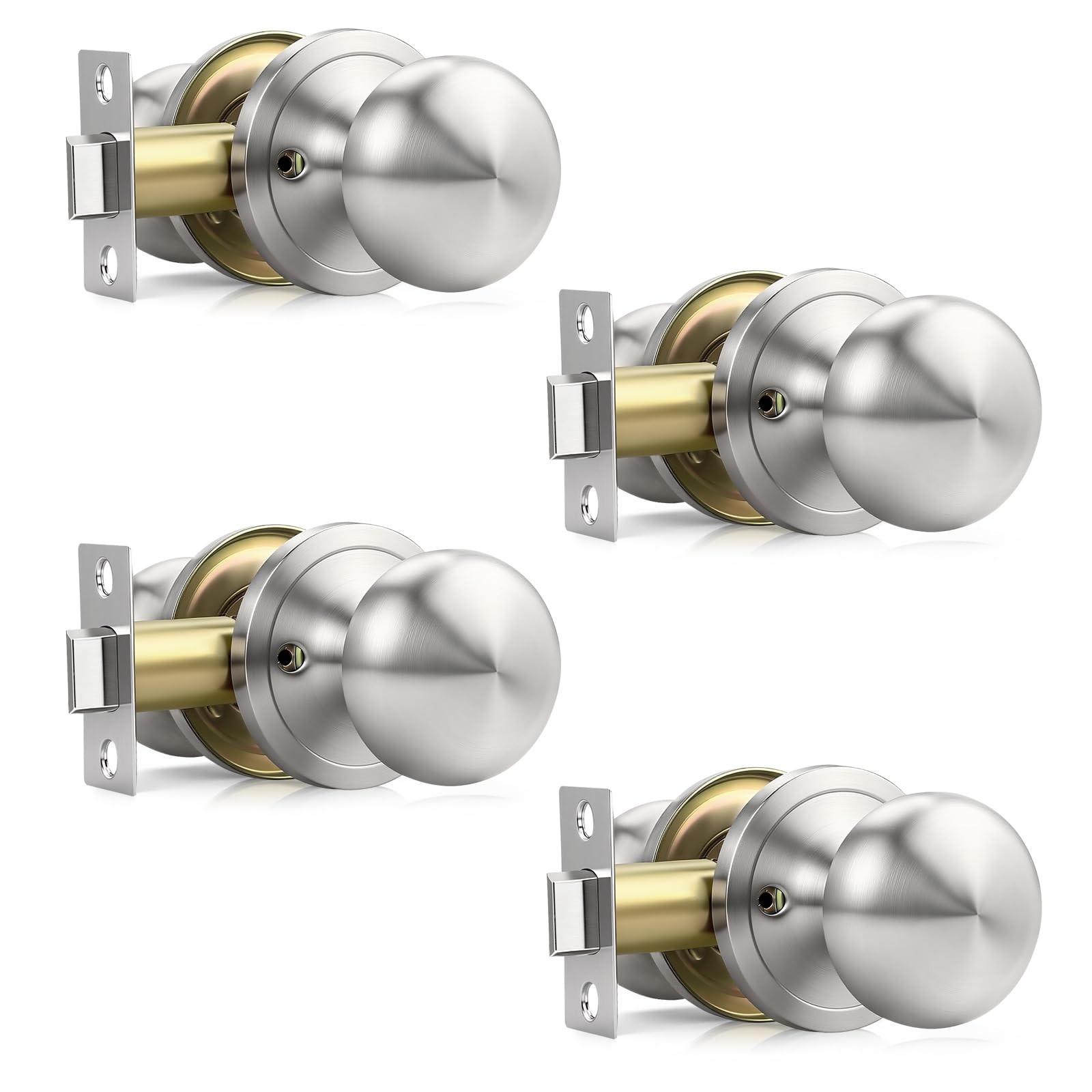 Keyed Entry Door Knob - Secure & Stylish -15