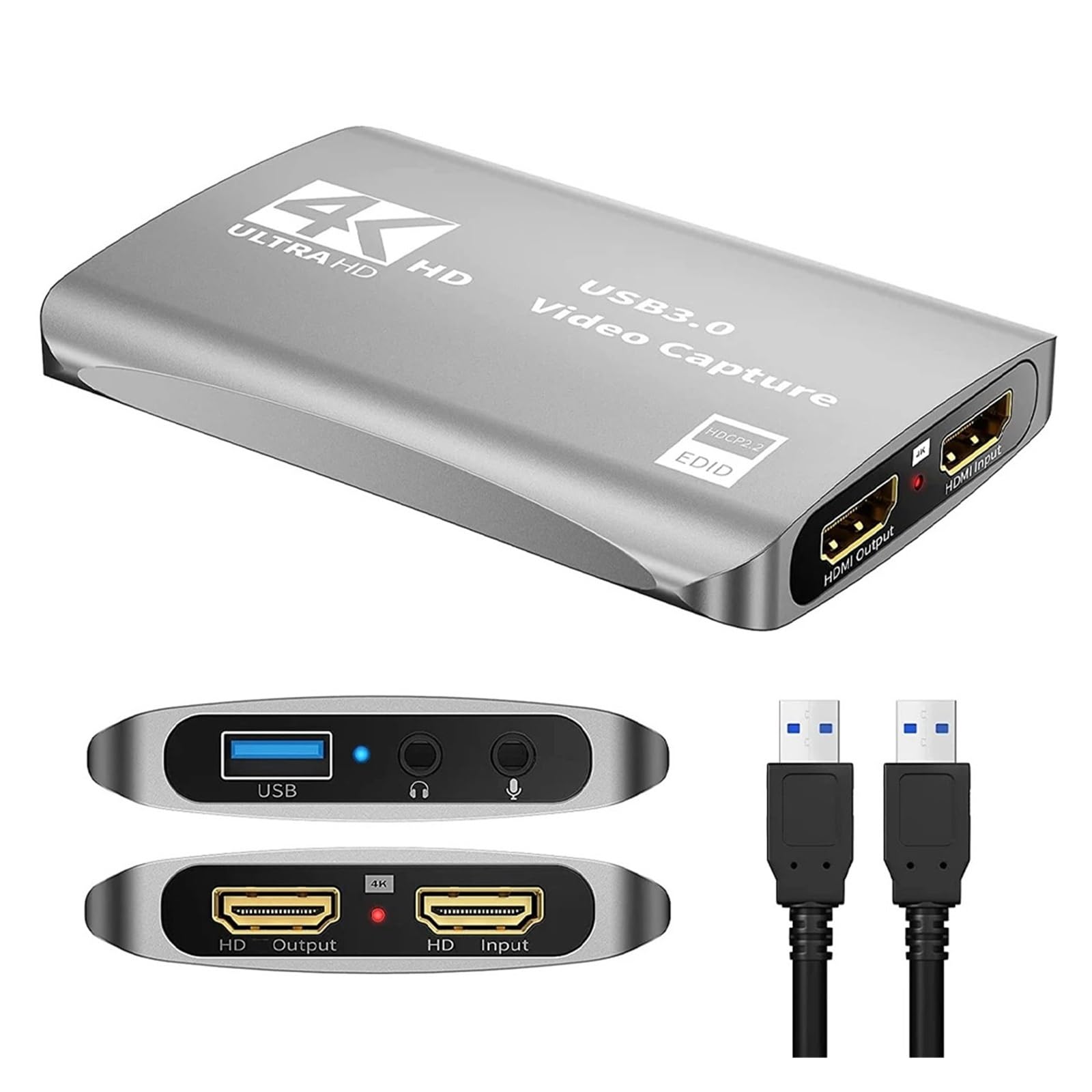 1080P 60fps Video Capture Devices USB 3.0 MS2131 Gaming Capture Board Streaming for P*S4 5 Nin*tendo Swit*ch placa de captura(MS2131-New)-image-27