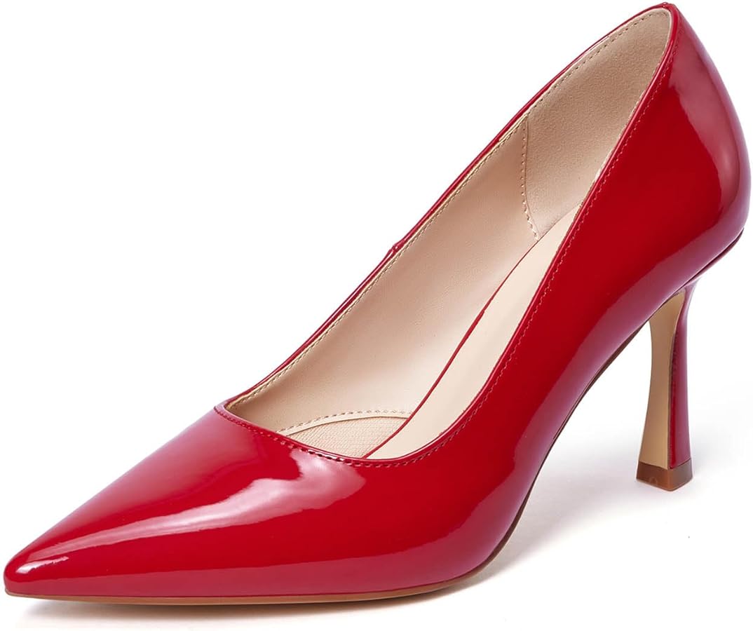 Amazon.com | Elisabet Tang Women's High Heel Closed Toe Pumps