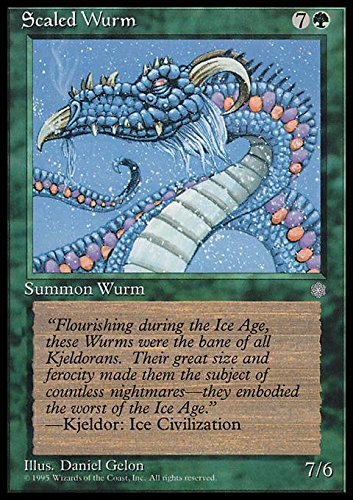Magic The Gathering - Scaled Wurm - Ice Age