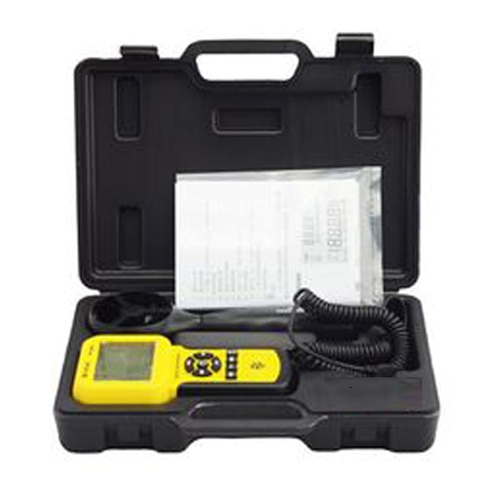 Sensor de velocidad del viento 846A Anemómetro digital Volumen de aire Medida de instrumentos Registro de datos y probador de mano