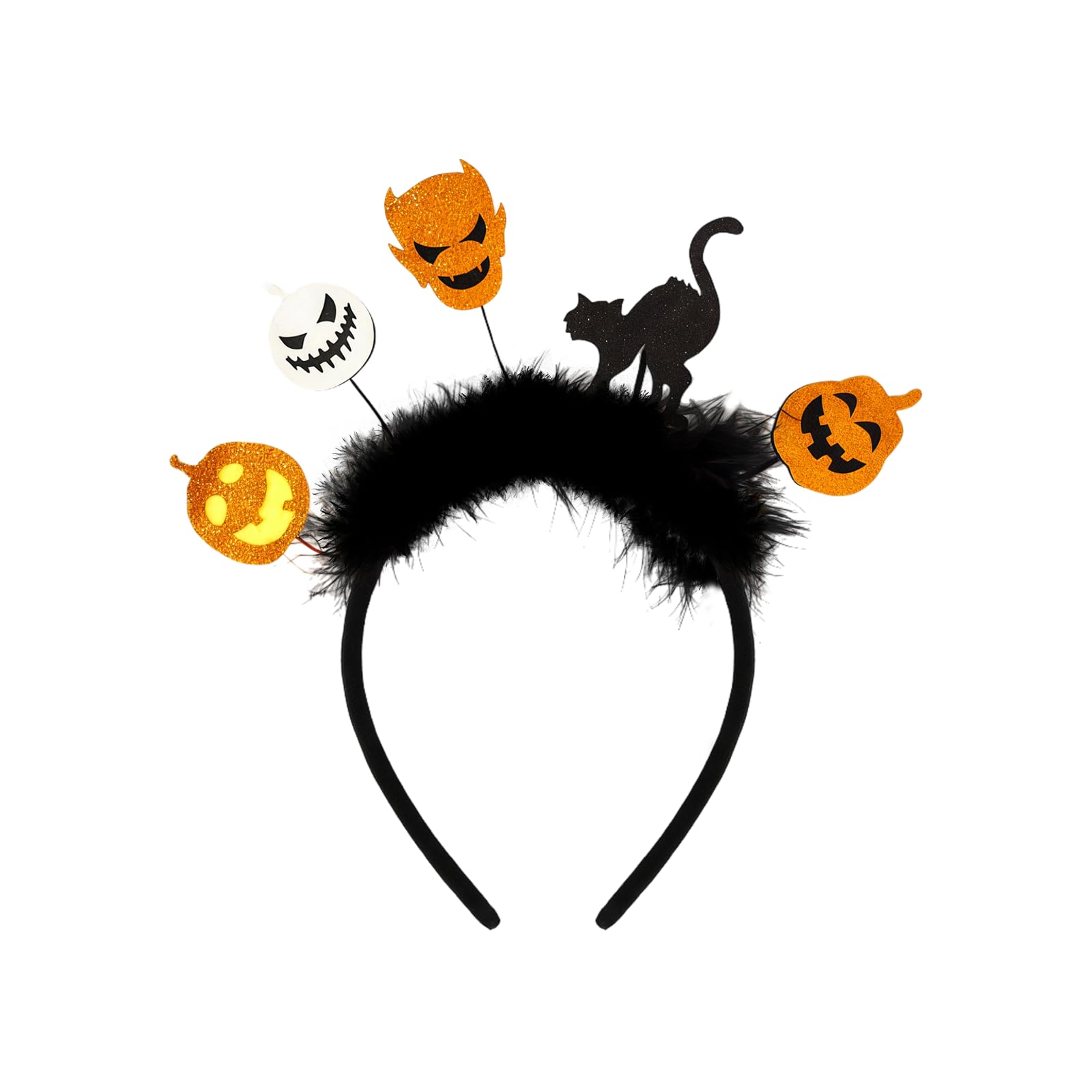 Nereds Halloween Hair Bands Pumpkin Ghost Headband Trick or Treating Headpiece for Women Child Costumes Accessory Festival Carnival