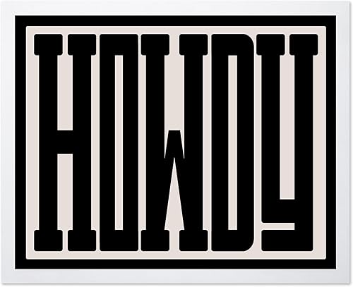 Miniatura 31 de Poster Master Howdy - Póster de tipografía beige retro, arte occidental, arte del salvaje oeste, arte moderno, regalo para hombres y mujeres,