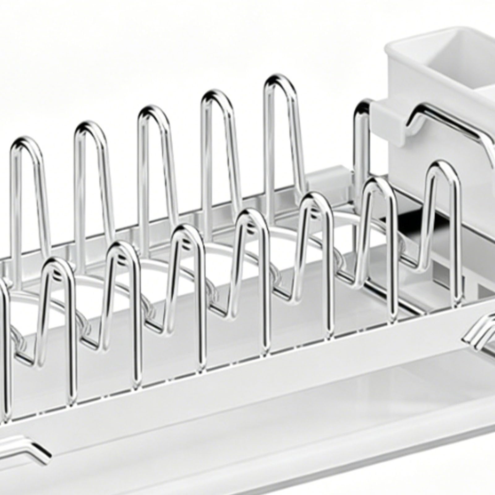 Cocoarm Égouttoir à Vaisselle Extensible en Acier au Carbone sur l'évier de 15 à 20 Pouces, Porte-Couverts, Petit égouttoir à Vaisselle Peu Encombrant pour Appartements, Camping-Cars et Camping