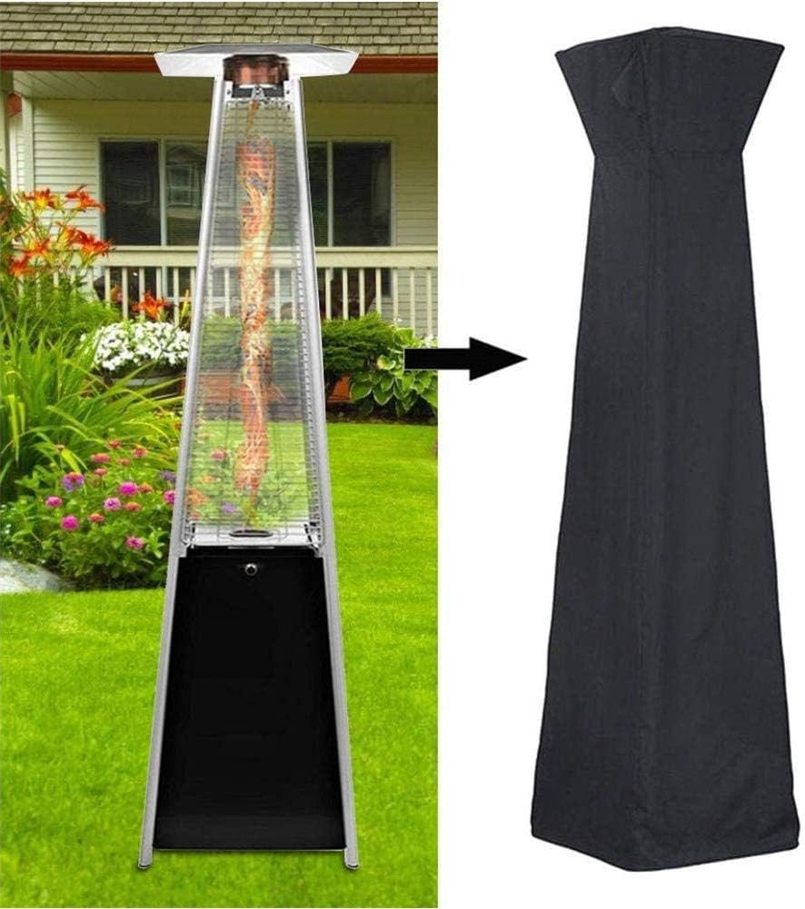 Patio Heater Cover with Zipper, 210D Waterproof Oxford Fabric, Dust