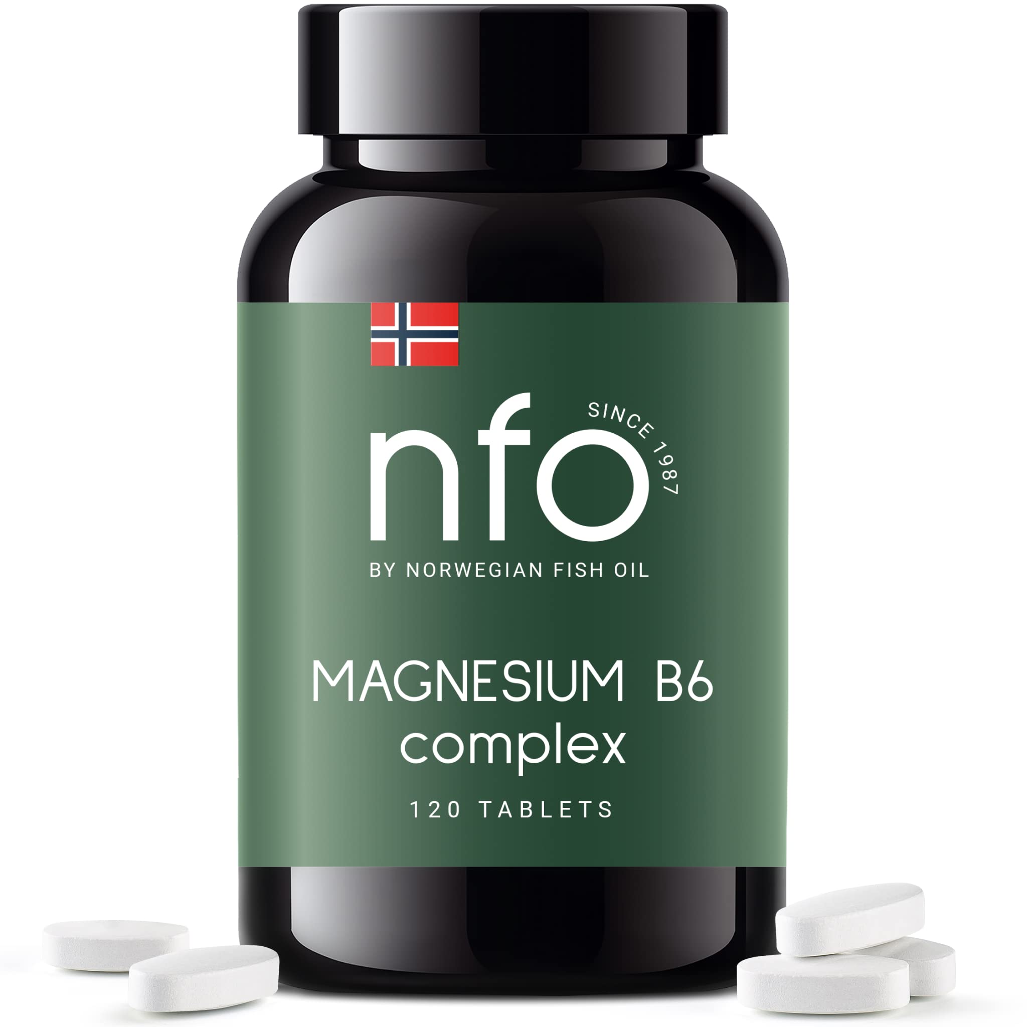 Buy NFO Magnesium B6 [120 s] Norwegian Natural Complex with a high