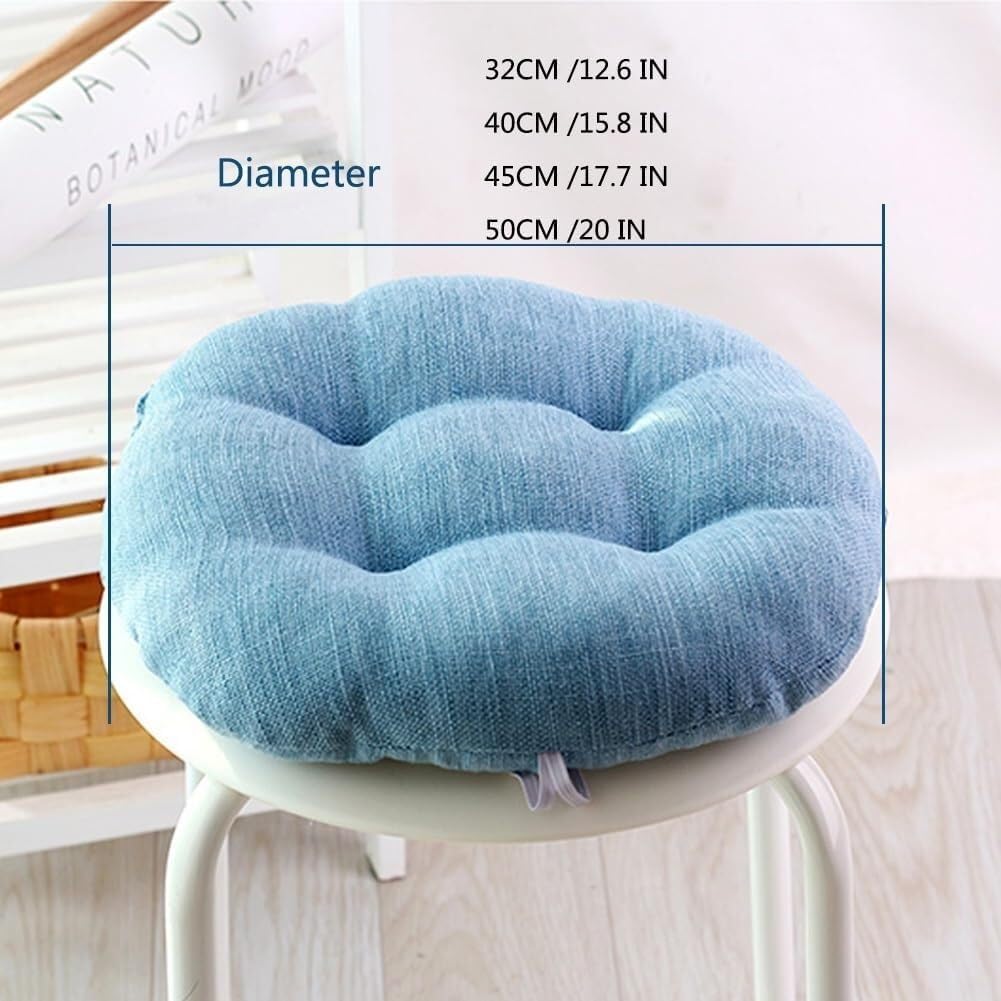 Stuhlkissen Rund 32cm/40cm/45cm,Sitzkissen für Esszimmer Küche Gartenstühle