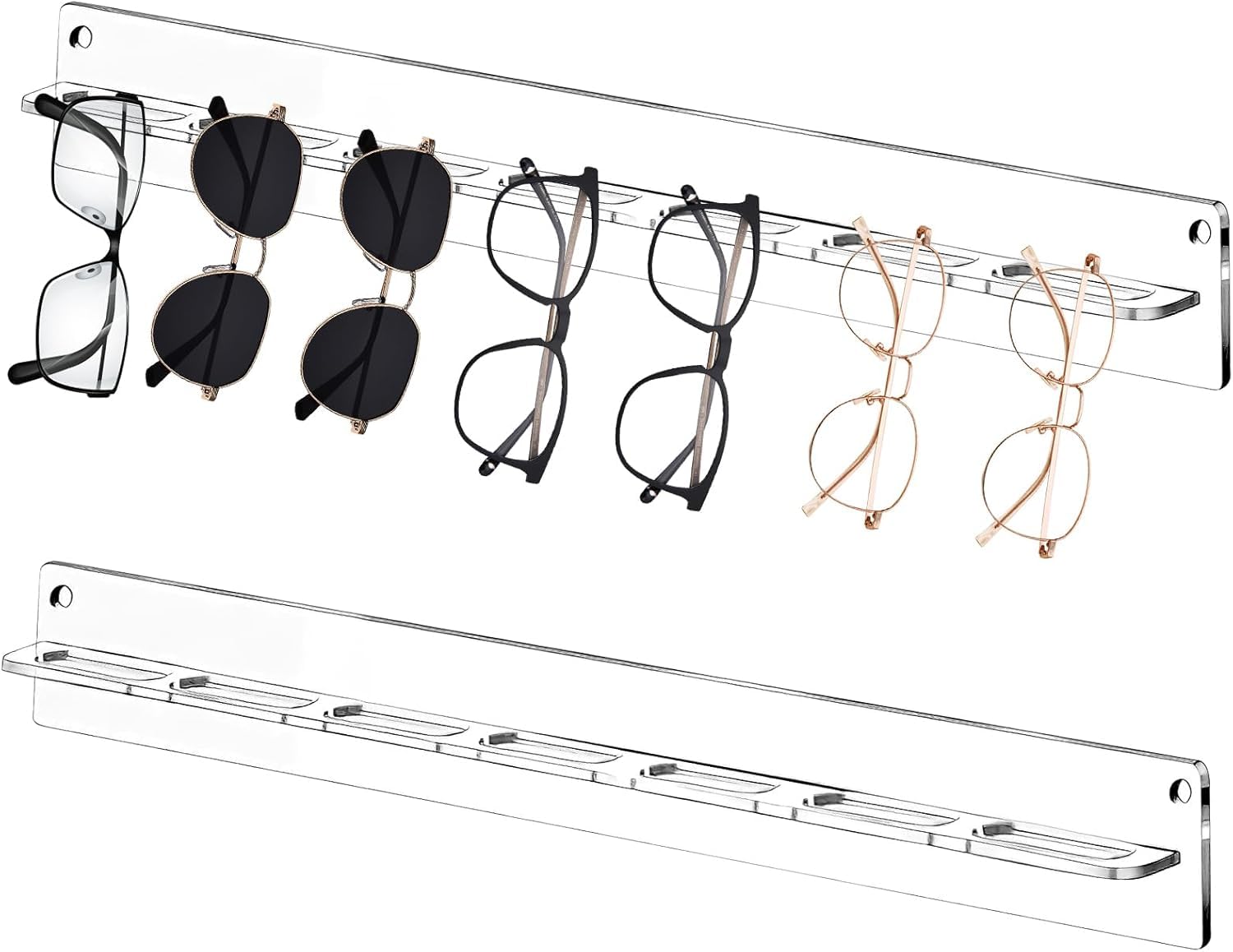 Rangement Pour Lunettes De Vue DAKLUNAR 2 Pièces Rangement Lunette Porte Support Rack Porte Lunettes Original