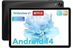 Android 14 Tablet 10 inch Tablets, WPad5 Octa Core FHD Honor Pad