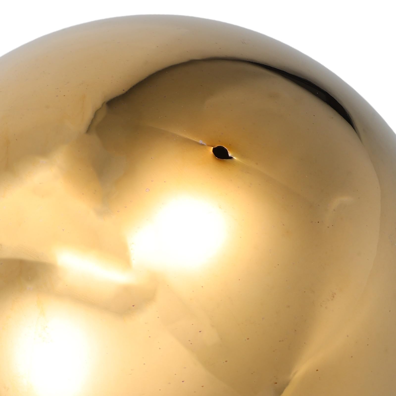 Goldene Edelstahl Gartenreflexionskugel Hochglanzpoliert Dekorativ