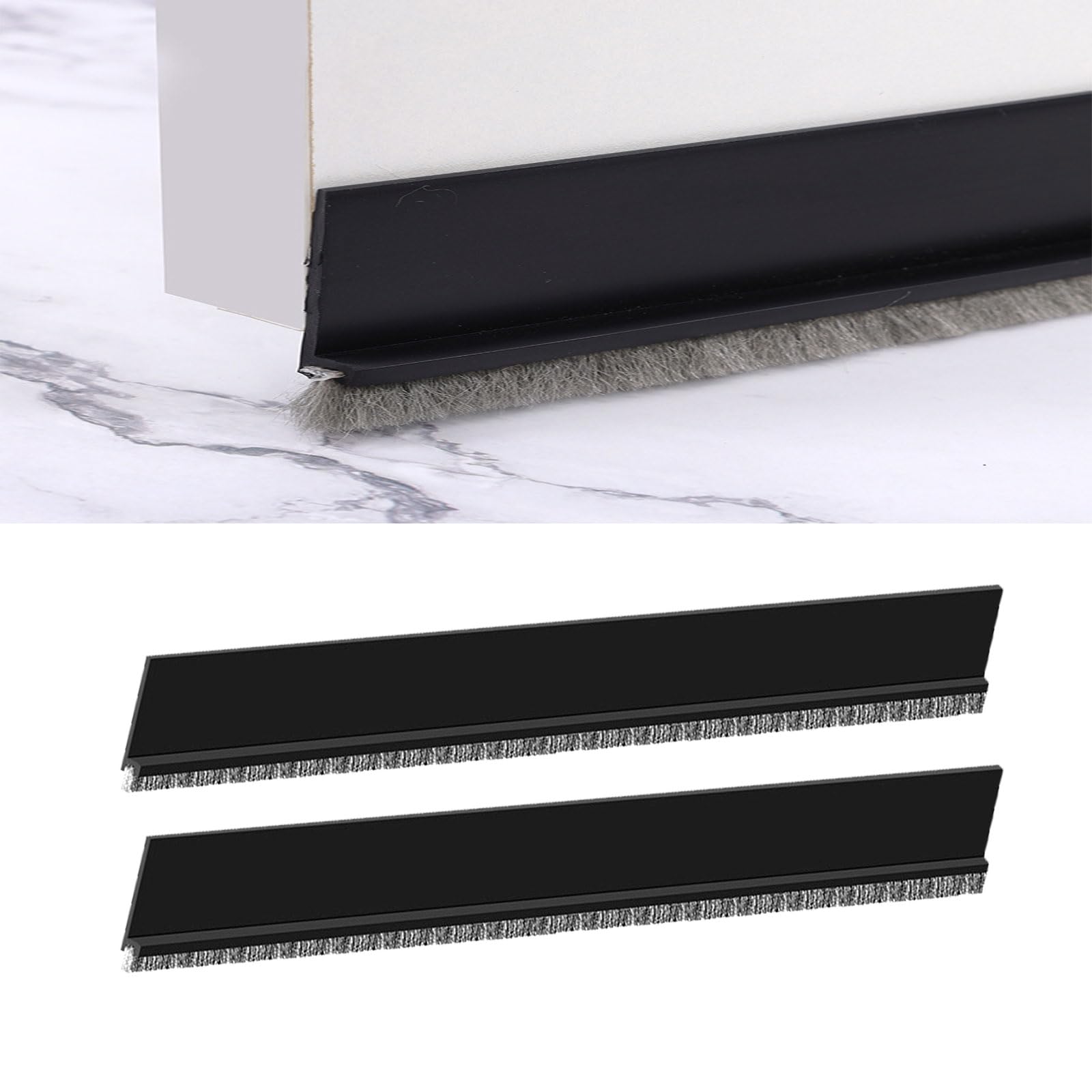 Furforstk Draft excluder for Doors 2 Pcs Door Draft excluder