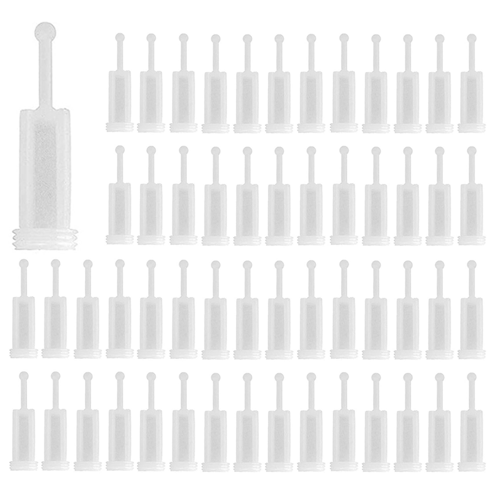Jnchdghwa White 90Pcs Universal Tool Filters Disposable Hvlp Feed Paint Strainers Fine Mesh,