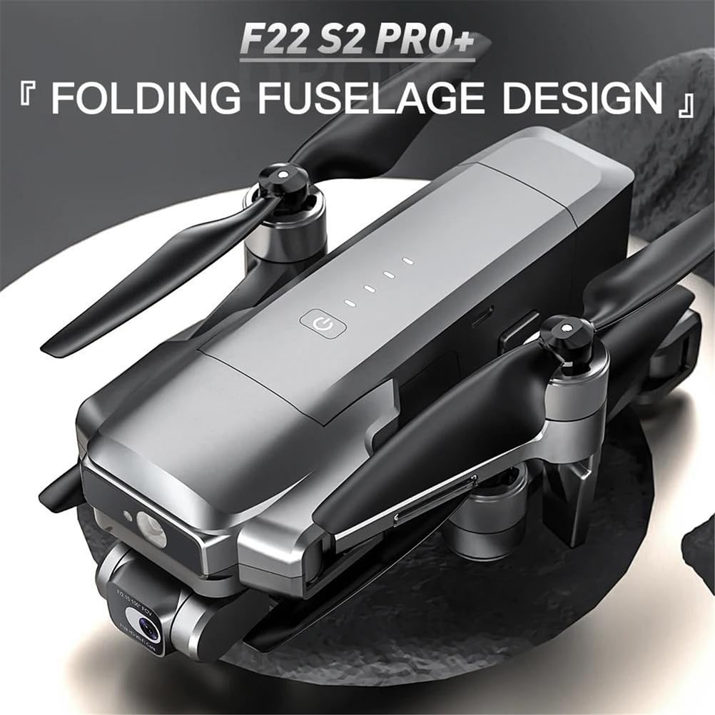 Triple battery,dron f22 s2 xr pro+ gps profesjonalny z kamerą 4k eis dron do unikania przeszkód 2-osiowy stabilizowany gimbal 6km rc quadcopter