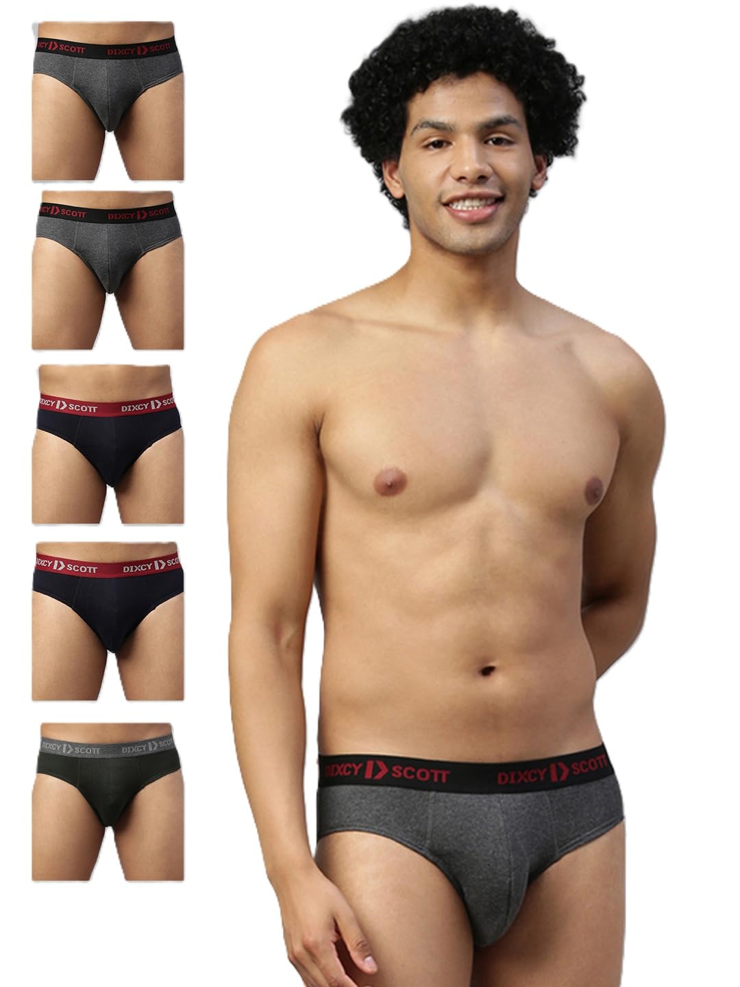 dixcy scott maximus Men's Cotton Classic Solid Briefs-picture-22