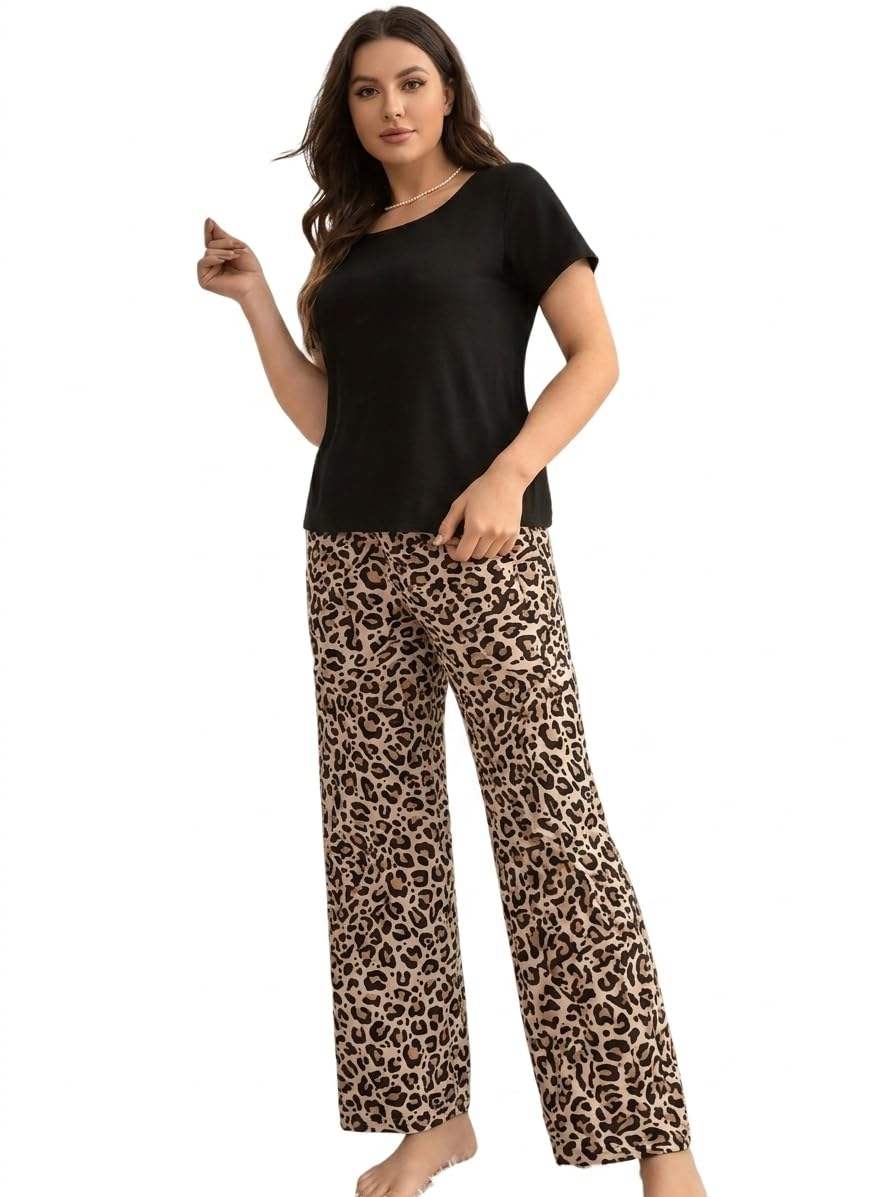 shine n show Women’s Korean Style Night Suit Set | Cotton Half Sleeve Top & Pyjama Set | Round Neck Printed Nightsuit | Comfortable Nightwear & Loungewear for Women-picture-37