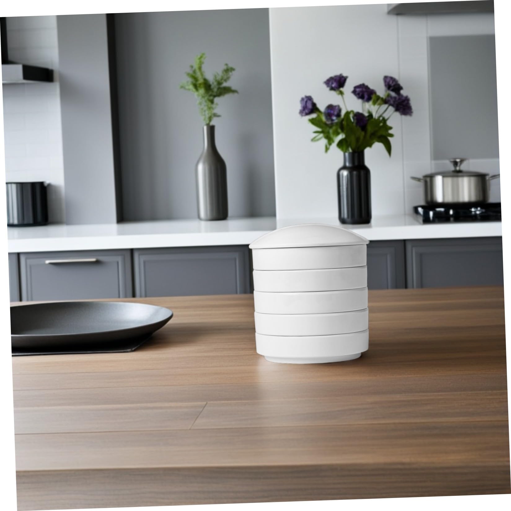Operitacx Céramique Pigmentaire à Cinq Couches pour Peinture Palette à Mélanger pour Encre Idéale pour Artistes Et Accessoire Pratique Et Décoratif