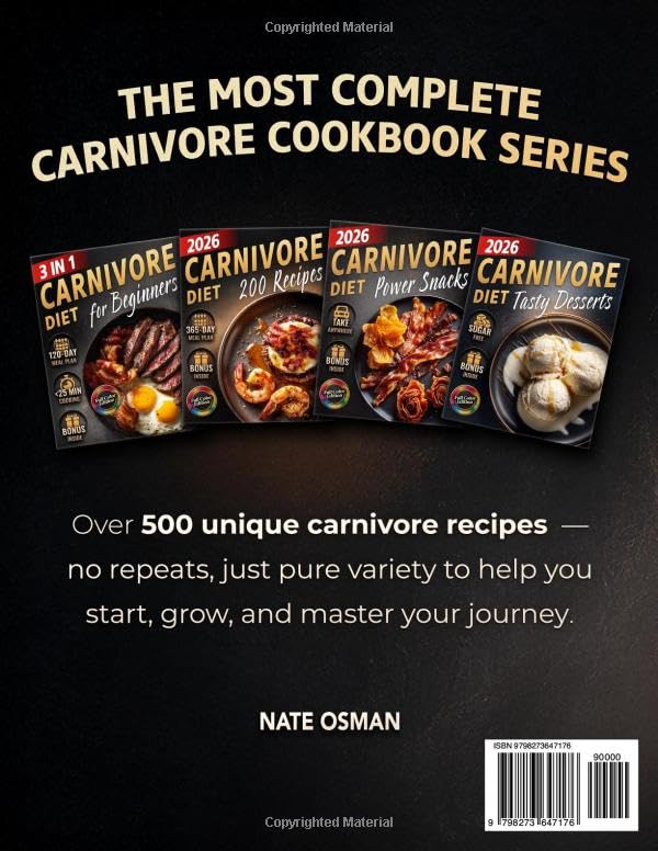 Carnivore Diet Recipes Cookbook: High-Protein, Low-Carb Meals Featuring the Best Meat Dishes to Boost Energy, Stabilize Blood Sugar, Improve Health & ... (The Most Complete Carnivore Cookbook Series) - Image 2
