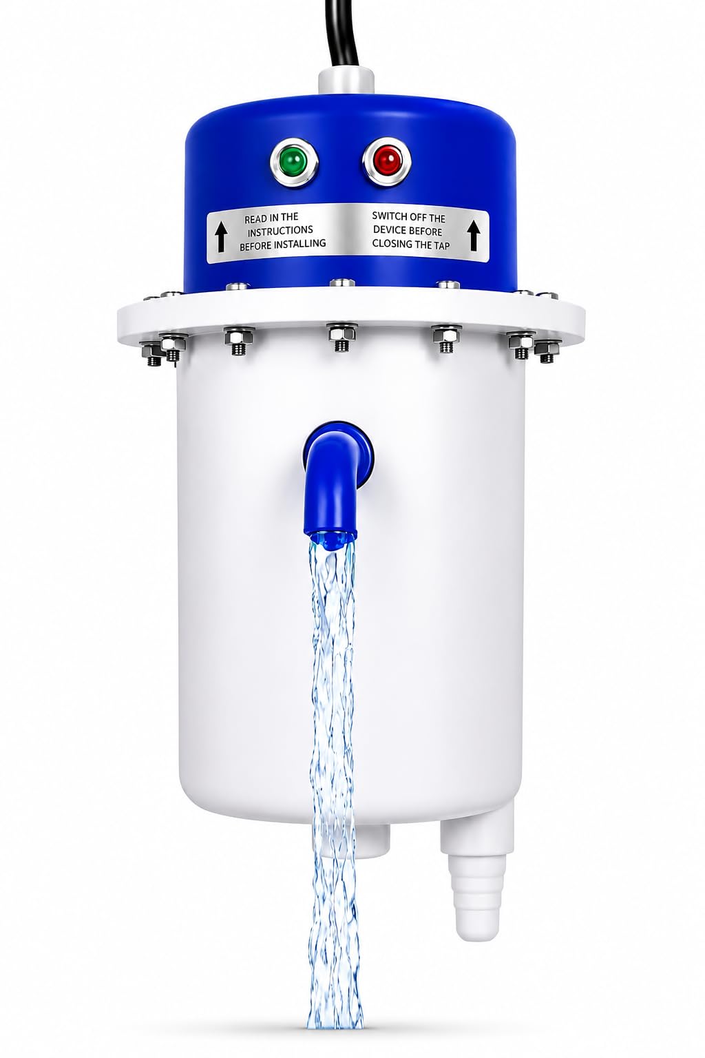 Seltix Instant Water Heater 1 Litre 3KW | Portable Mini Instant Electric Geyser | Copper Heating Element | Shockproof ABS Body | Auto Cut-Off Safety | Wall Mount Water Heater for Bathroom, Kitchen-image-14