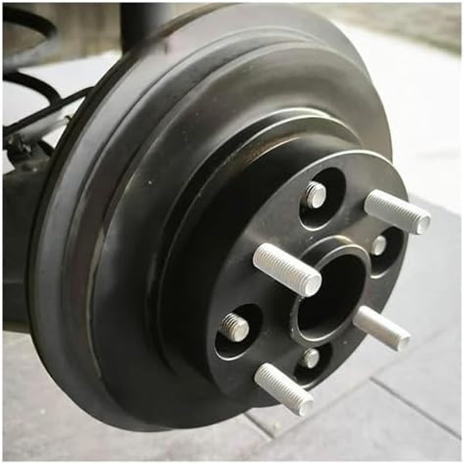 Dystans koła zawieszenia Adaptery kół 2 sztuki szt. 4X100 Id Od 56,1 mm aluminiowy adapter dystansowy 15/20/25/30(BLACK 2PCS 20mm black)