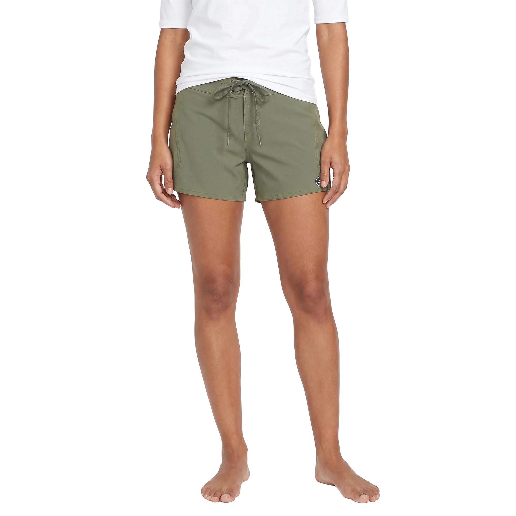 Volcom Women's Simply Solid 5 Inch Swim Surf Boardshort