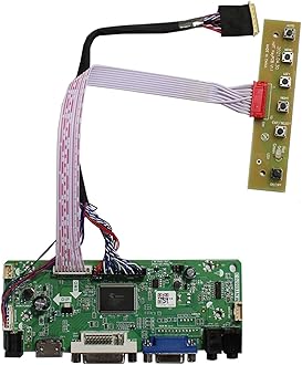 VSDISPLAY VGA DVI Audio LCD Controller Board Kit for ltm184hl01 c01 1920x1080 15.6 17.3 inch Panel Screen B156HW01 V0 V4 V7 B156HW02 LP156WF1 N156HGE LP173WF1 N173HGE HSD173UHW1 B173HW01