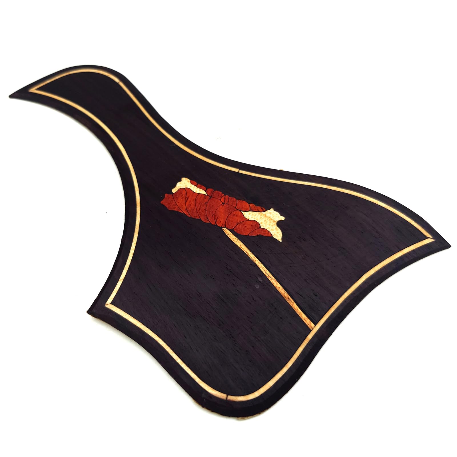 Guitar Pick Guard, Battipenna in abalone in palissandro autoadesivo for Chitarre acustiche folk D-45 Taylor(35)