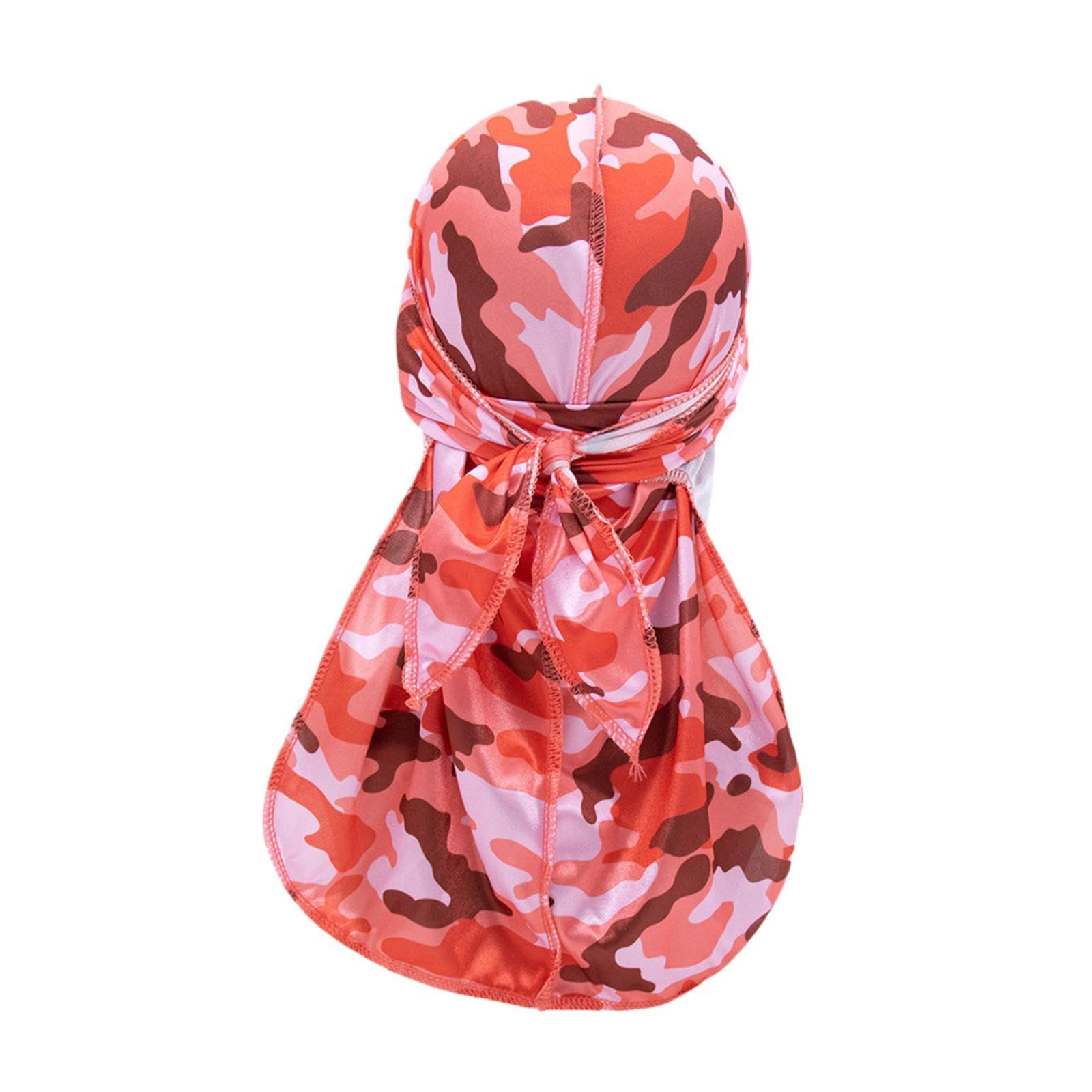 Amagogo Gorra Bandana Cap de Tela Imitación Seda con Cola Larga Y Ajuste Cómodo Cubrir la Cabeza en Deportes O Estilo Urbano