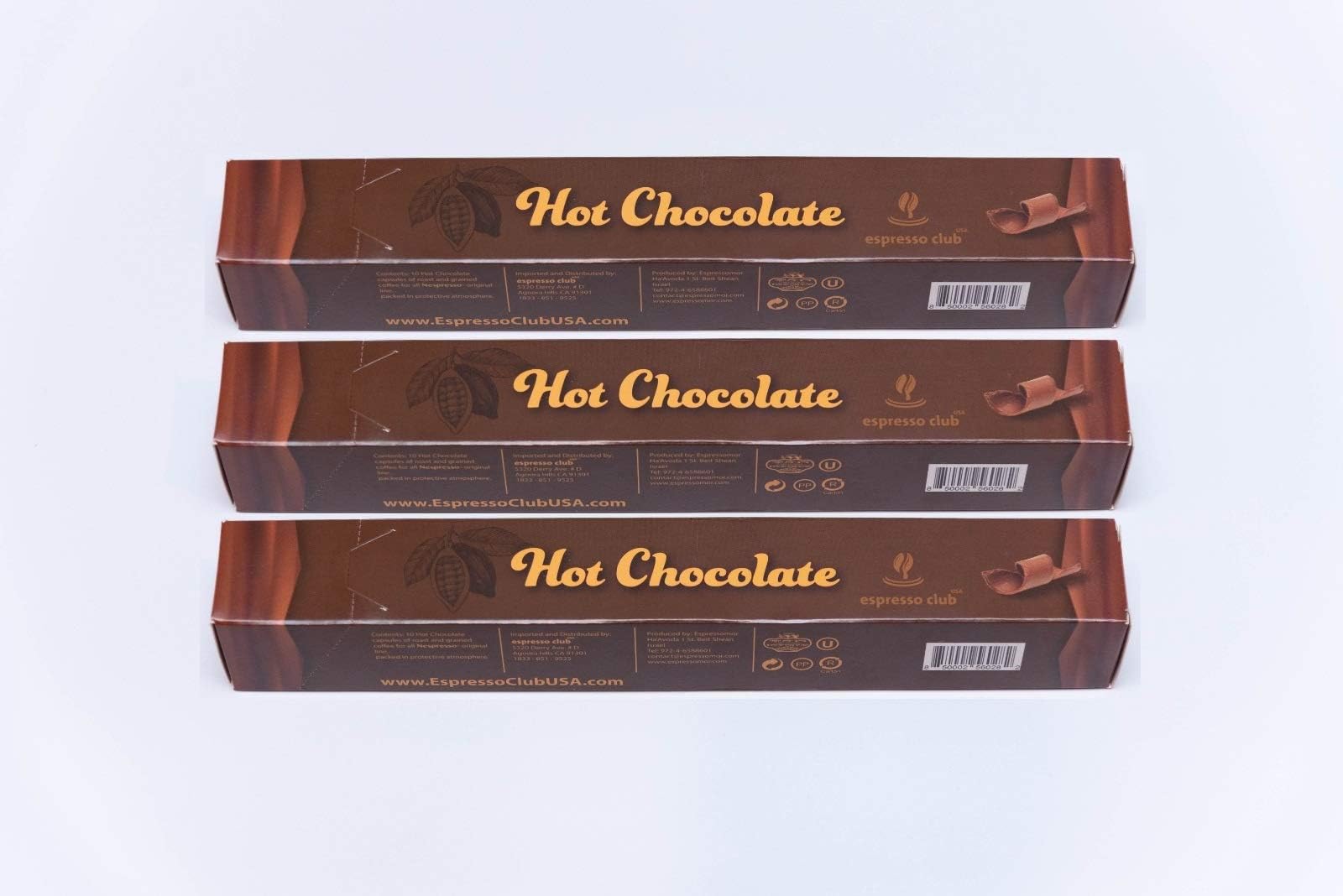 Espresso Club - Hot Chocolate Capsules - Compatible with Nespresso OriginalLine Machines, 30 Pods